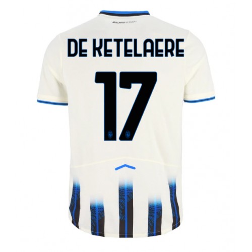 Stroje piłkarskie Atalanta Charles De Ketelaere #17 Koszulka Wyjazdowej 2025-26 Krótki Rękaw